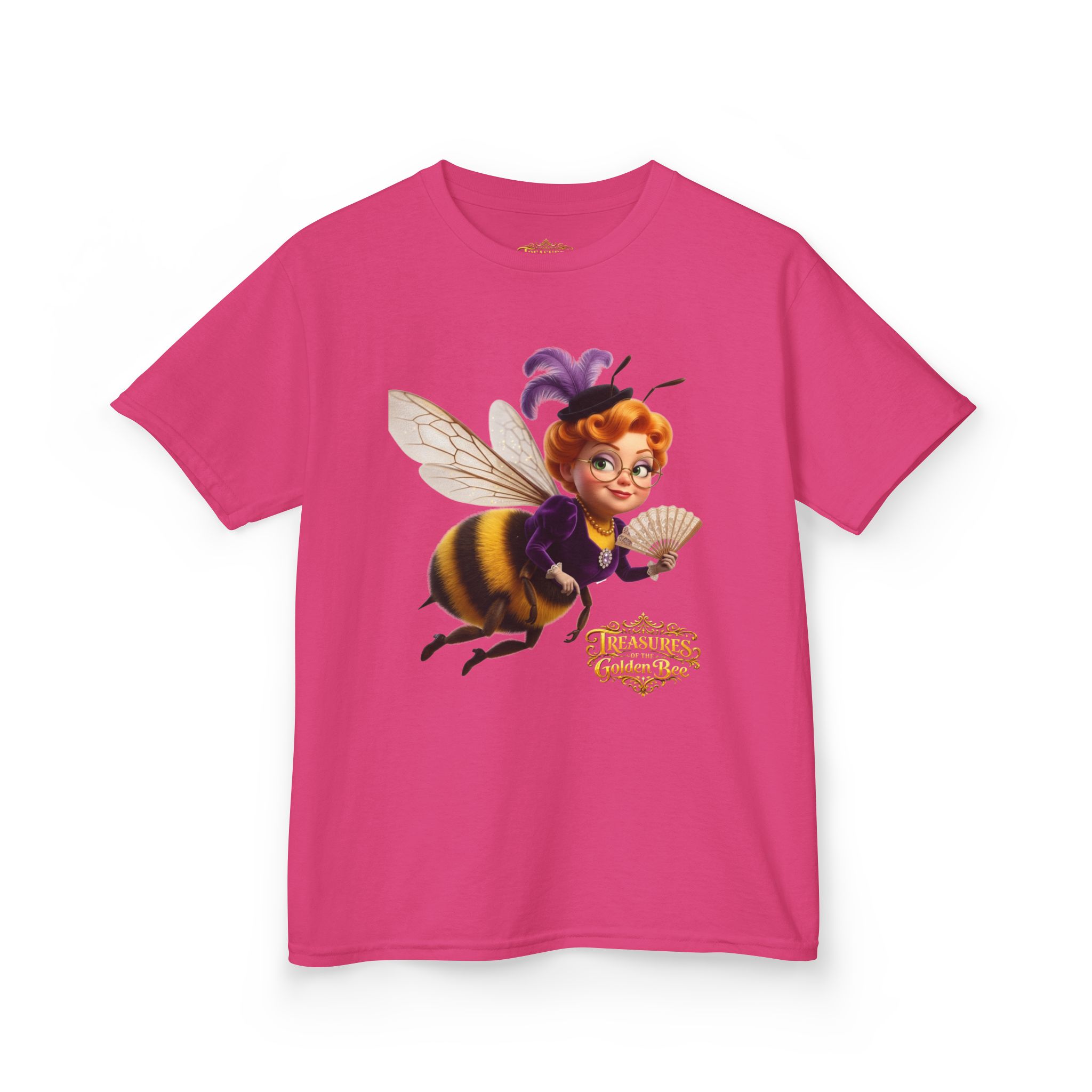 Kids Teacher Bee T‑Shirt - Cute Flying Bee Character Tee