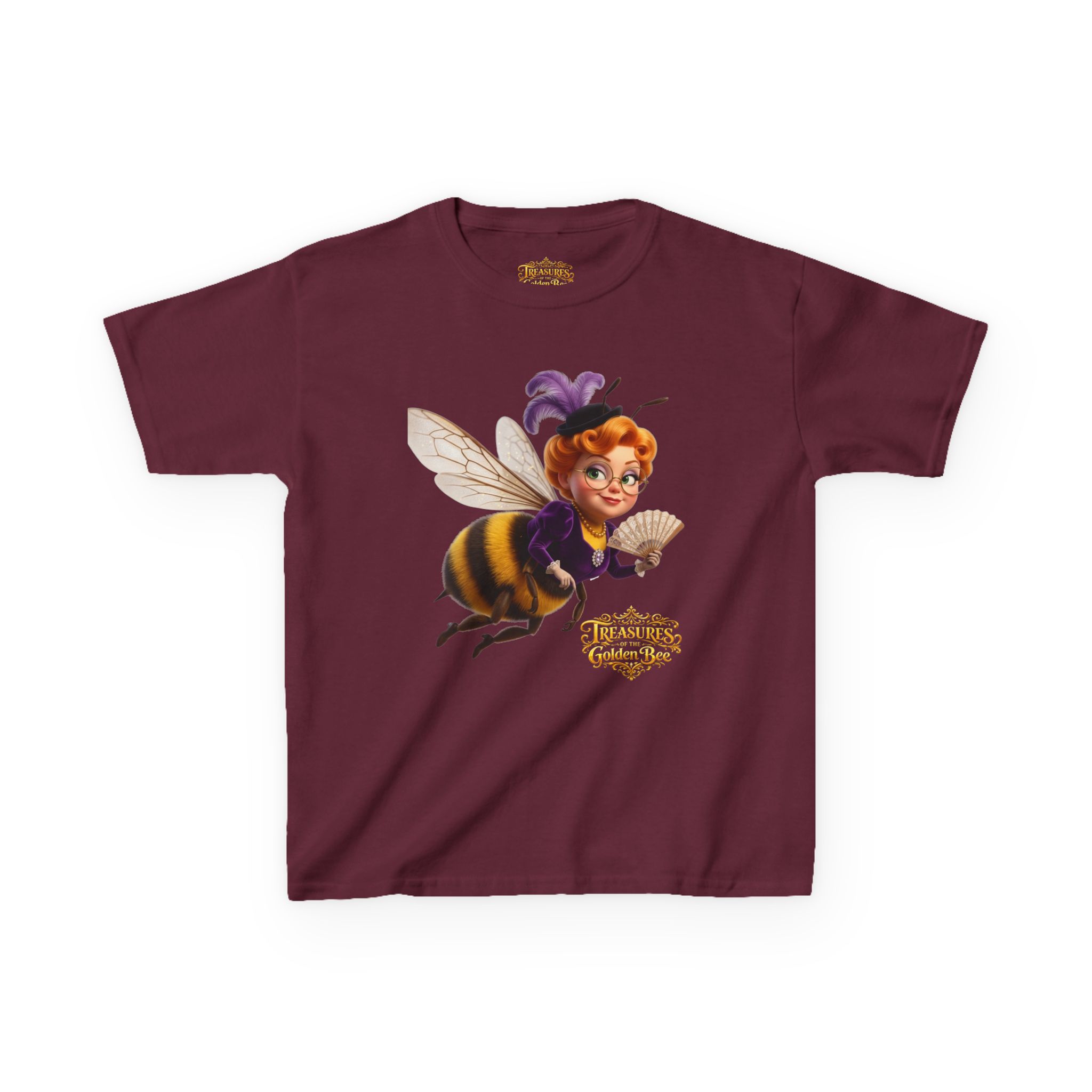 Kids Teacher Bee T‑Shirt - Cute Flying Bee Character Tee