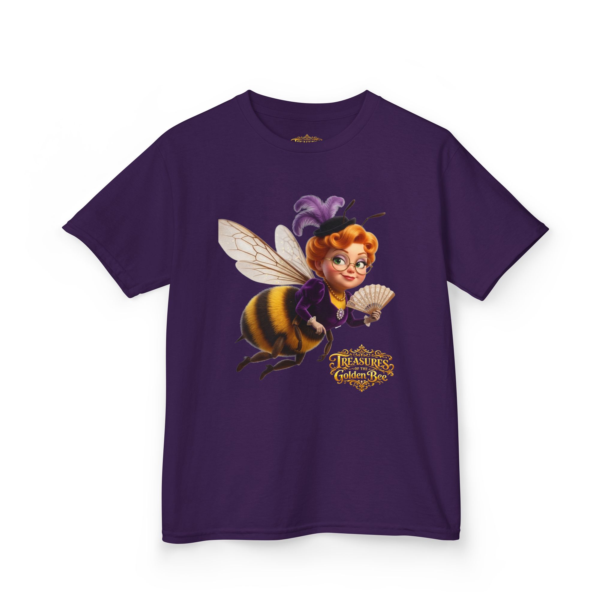 Kids Teacher Bee T‑Shirt - Cute Flying Bee Character Tee