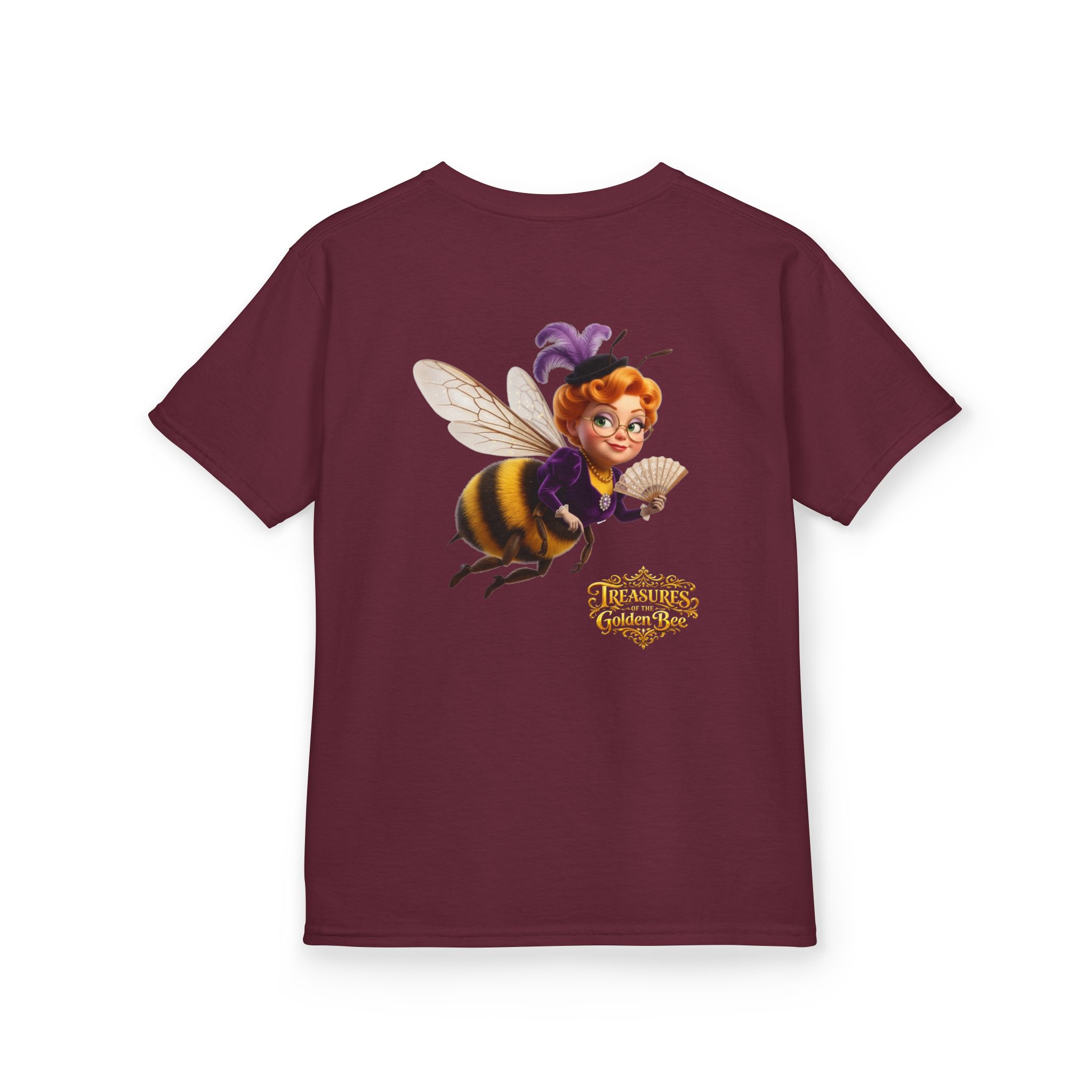 Kids Teacher Bee T‑Shirt - Cute Flying Bee Character Tee