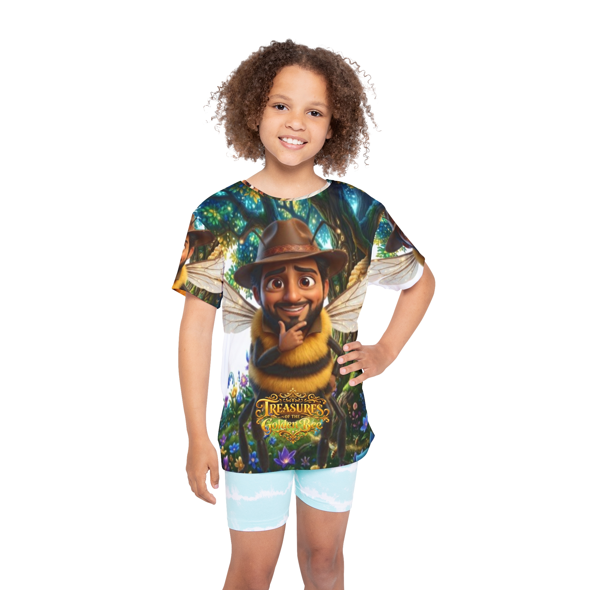 Kids Adventure Bee Jersey, Treasures of the Golden Bee.