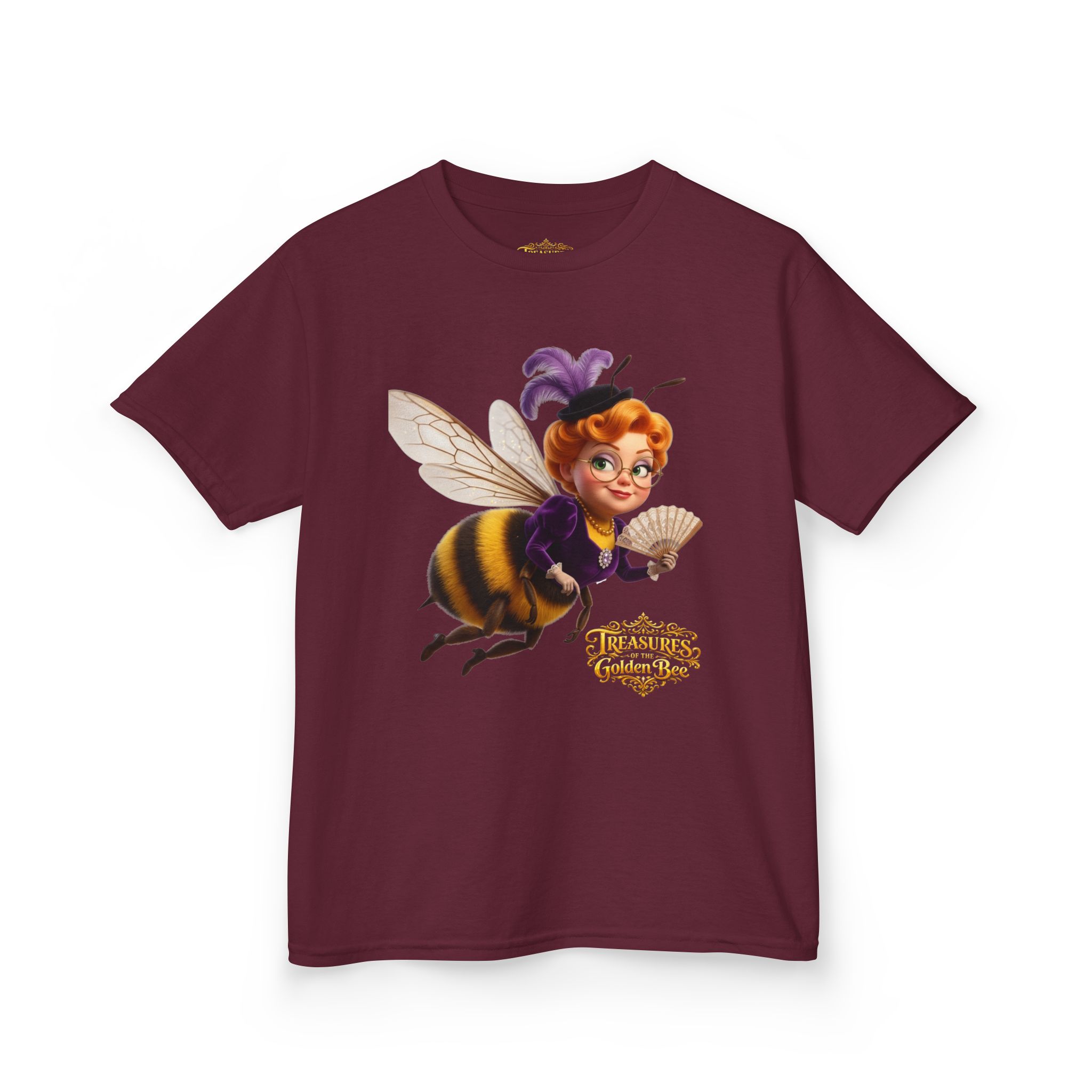 Kids Teacher Bee T‑Shirt - Cute Flying Bee Character Tee