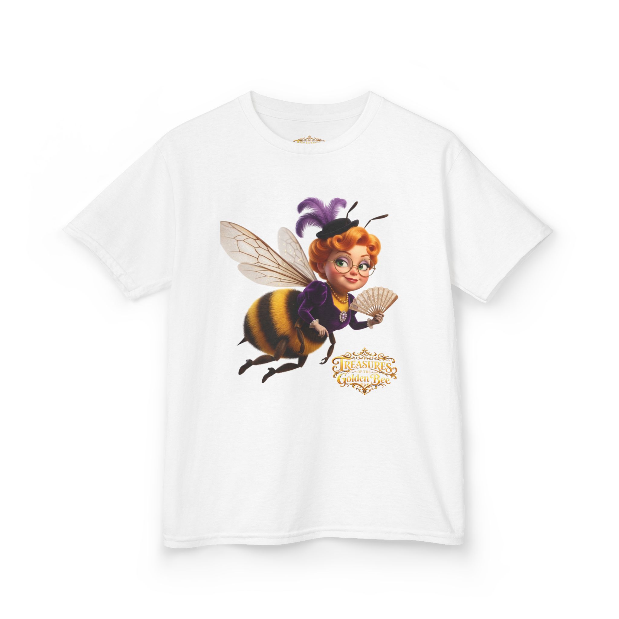 Kids Teacher Bee T‑Shirt - Cute Flying Bee Character Tee