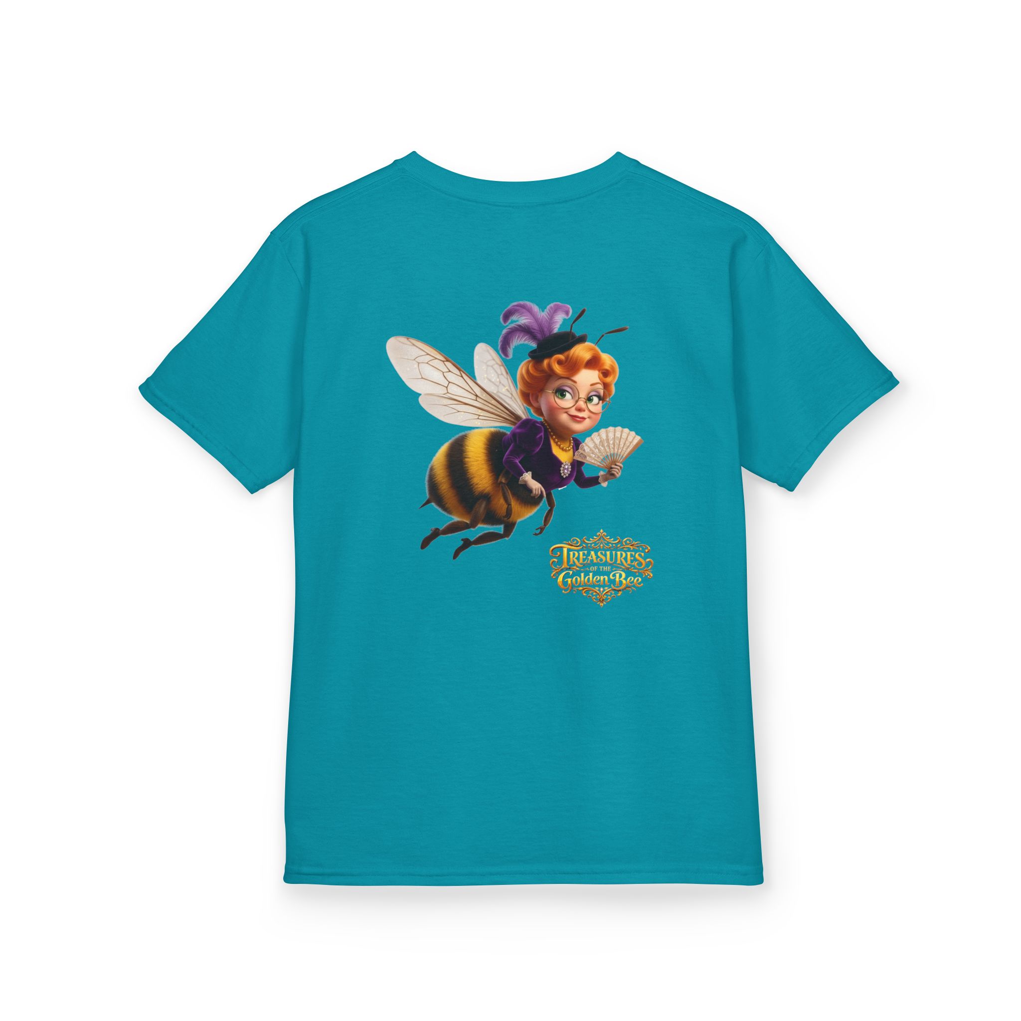 Kids Teacher Bee T‑Shirt - Cute Flying Bee Character Tee