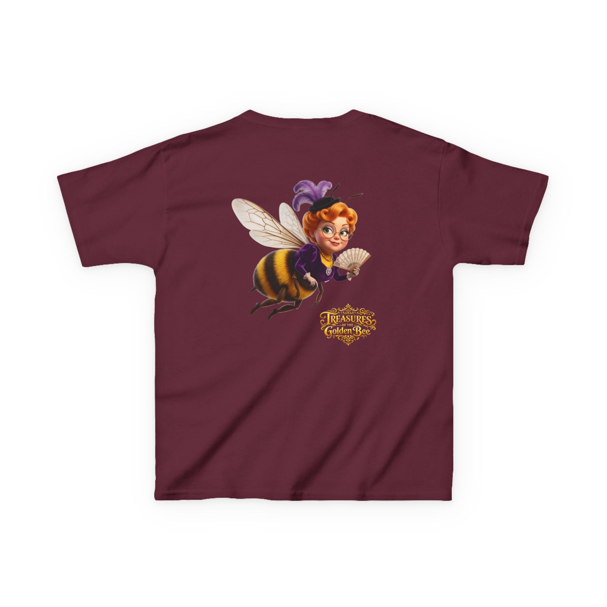 Kids Teacher Bee T‑Shirt - Cute Flying Bee Character Tee