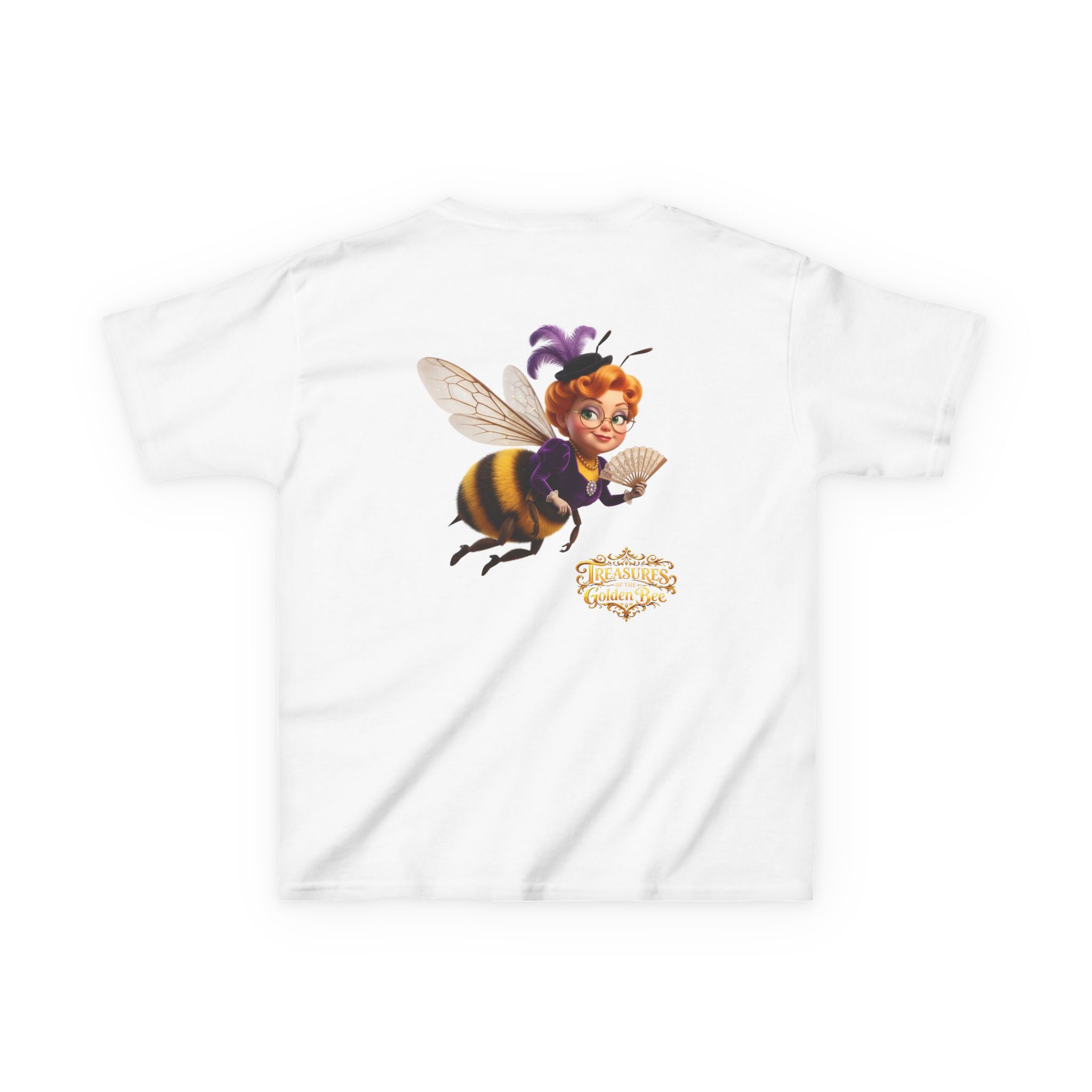 Kids Teacher Bee T‑Shirt - Cute Flying Bee Character Tee