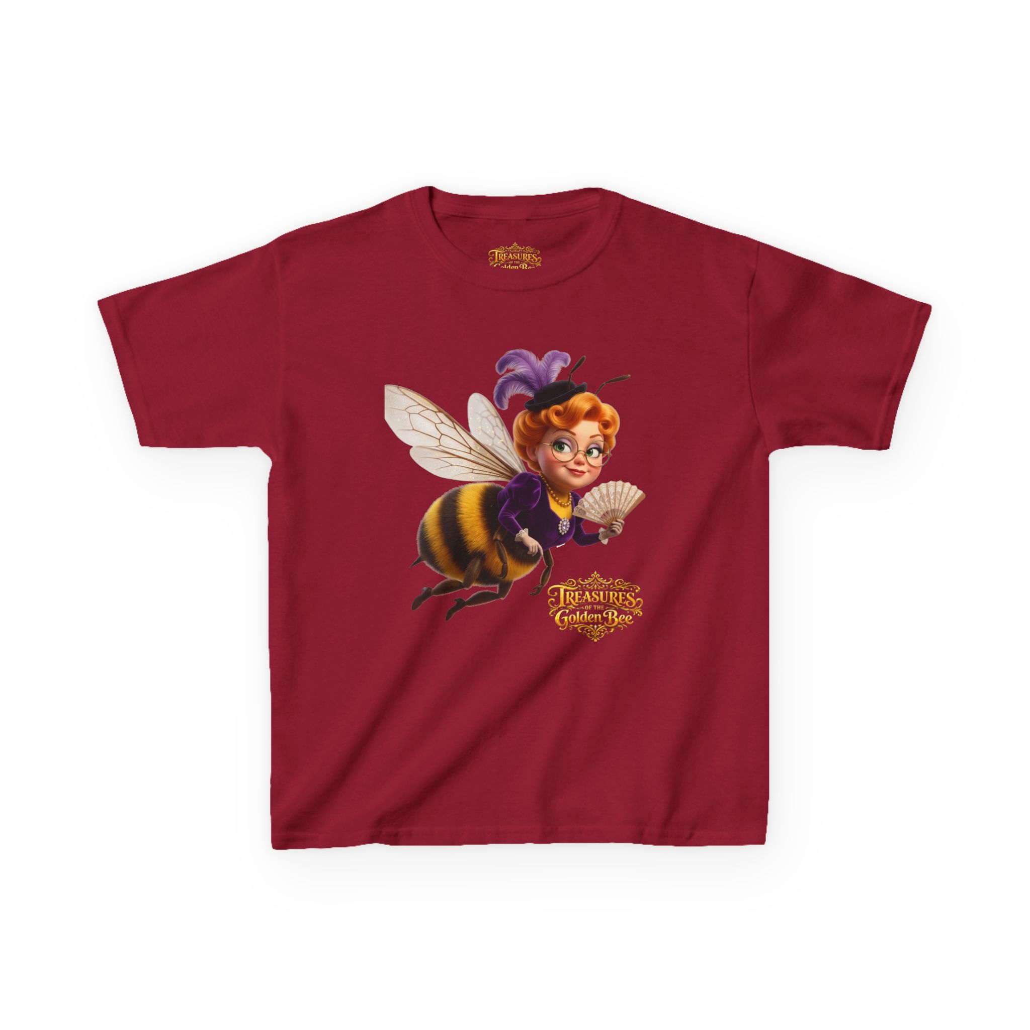 Kids Teacher Bee T‑Shirt - Cute Flying Bee Character Tee