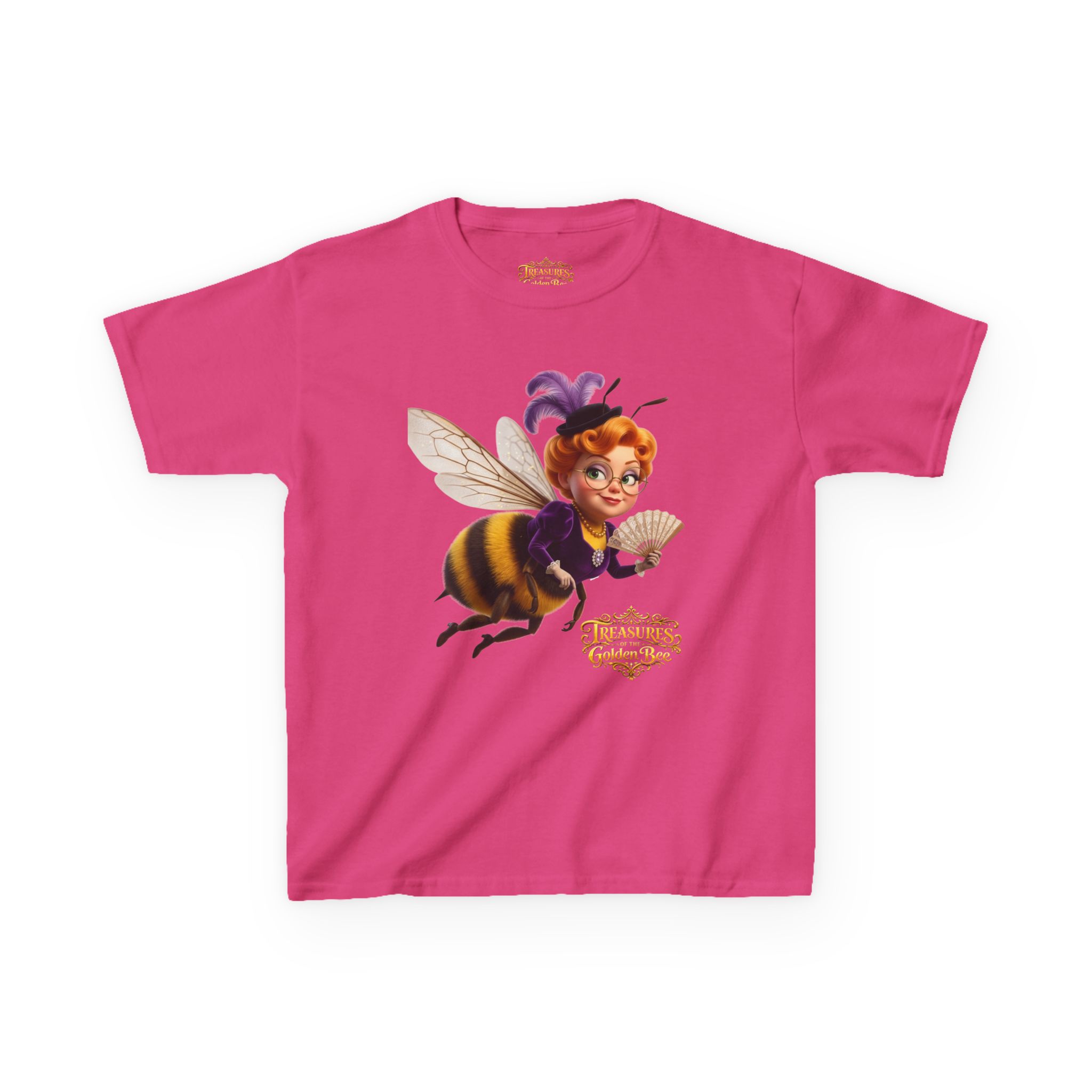 Kids Teacher Bee T‑Shirt - Cute Flying Bee Character Tee