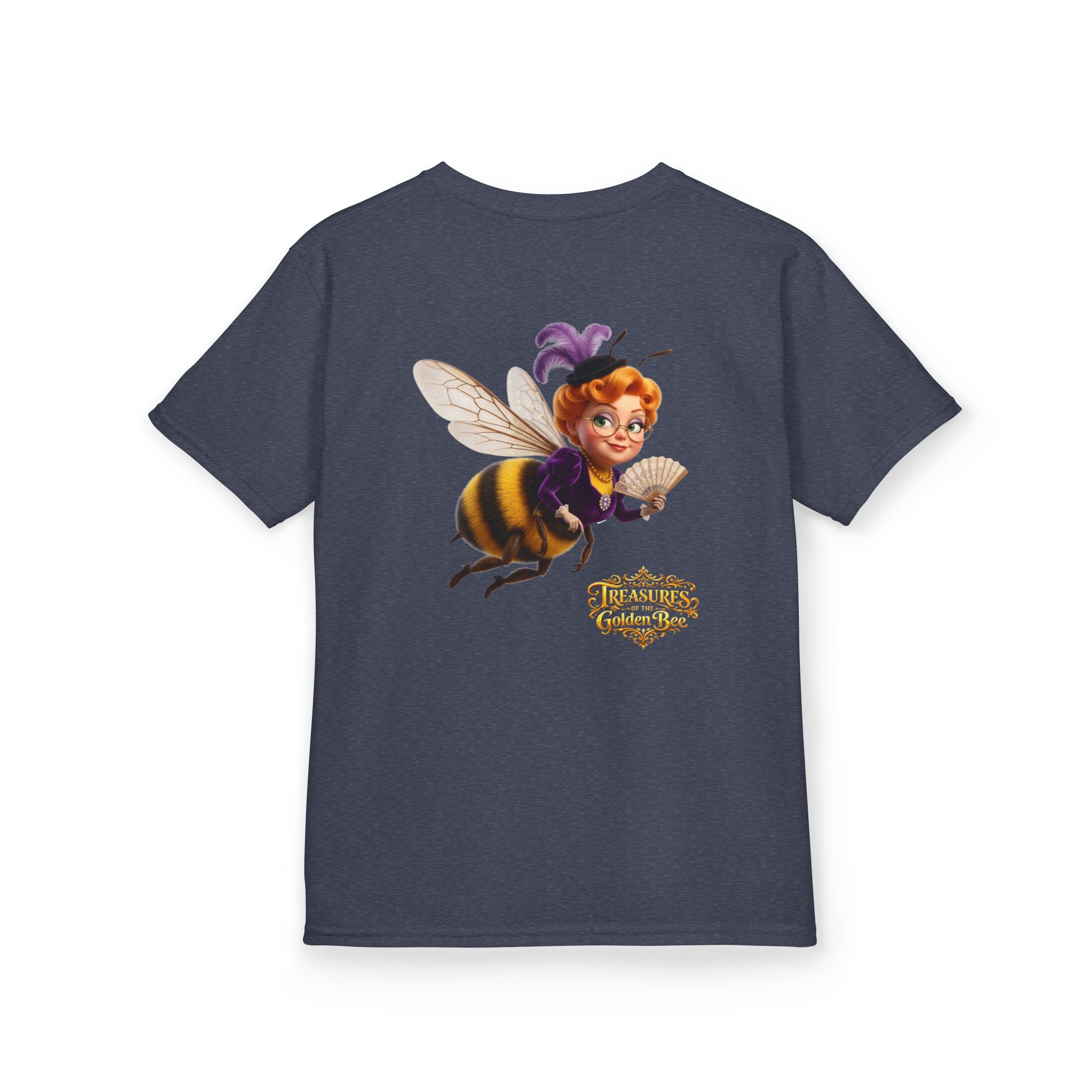 Kids Teacher Bee T‑Shirt - Cute Flying Bee Character Tee