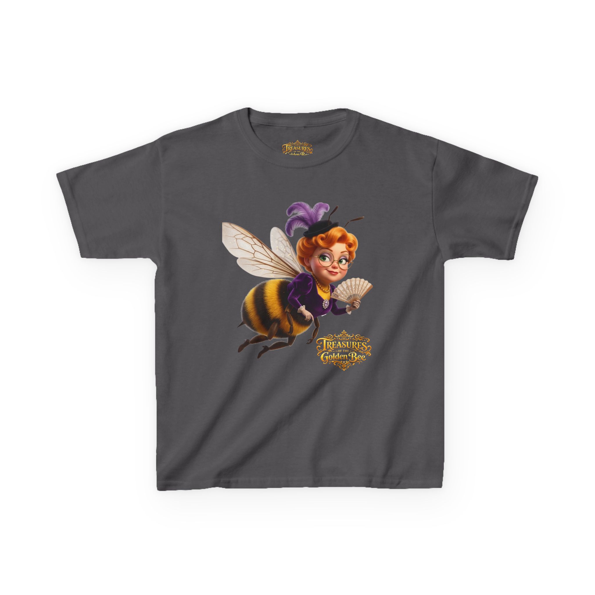 Kids Teacher Bee T‑Shirt - Cute Flying Bee Character Tee