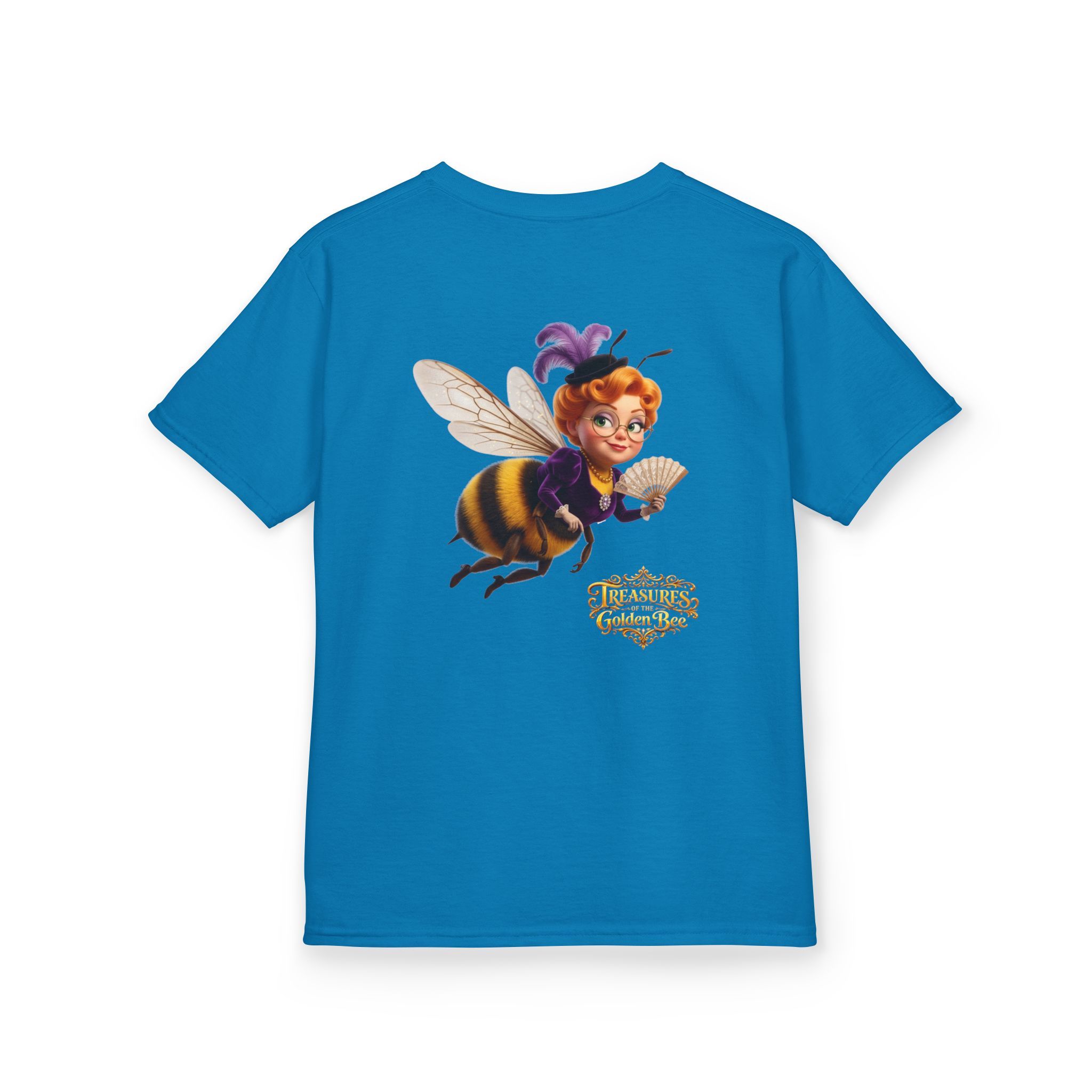 Kids Teacher Bee T‑Shirt - Cute Flying Bee Character Tee
