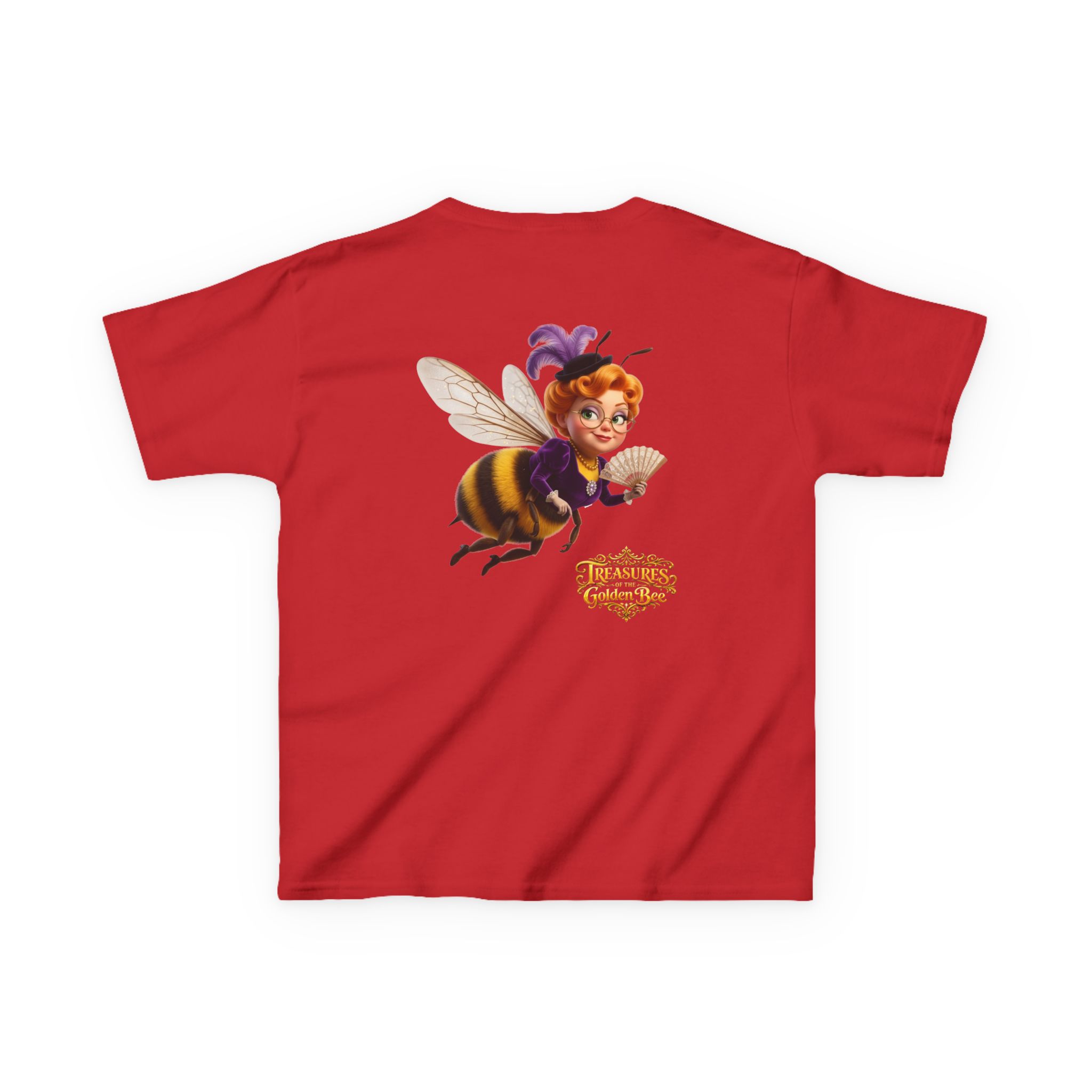 Kids Teacher Bee T‑Shirt - Cute Flying Bee Character Tee