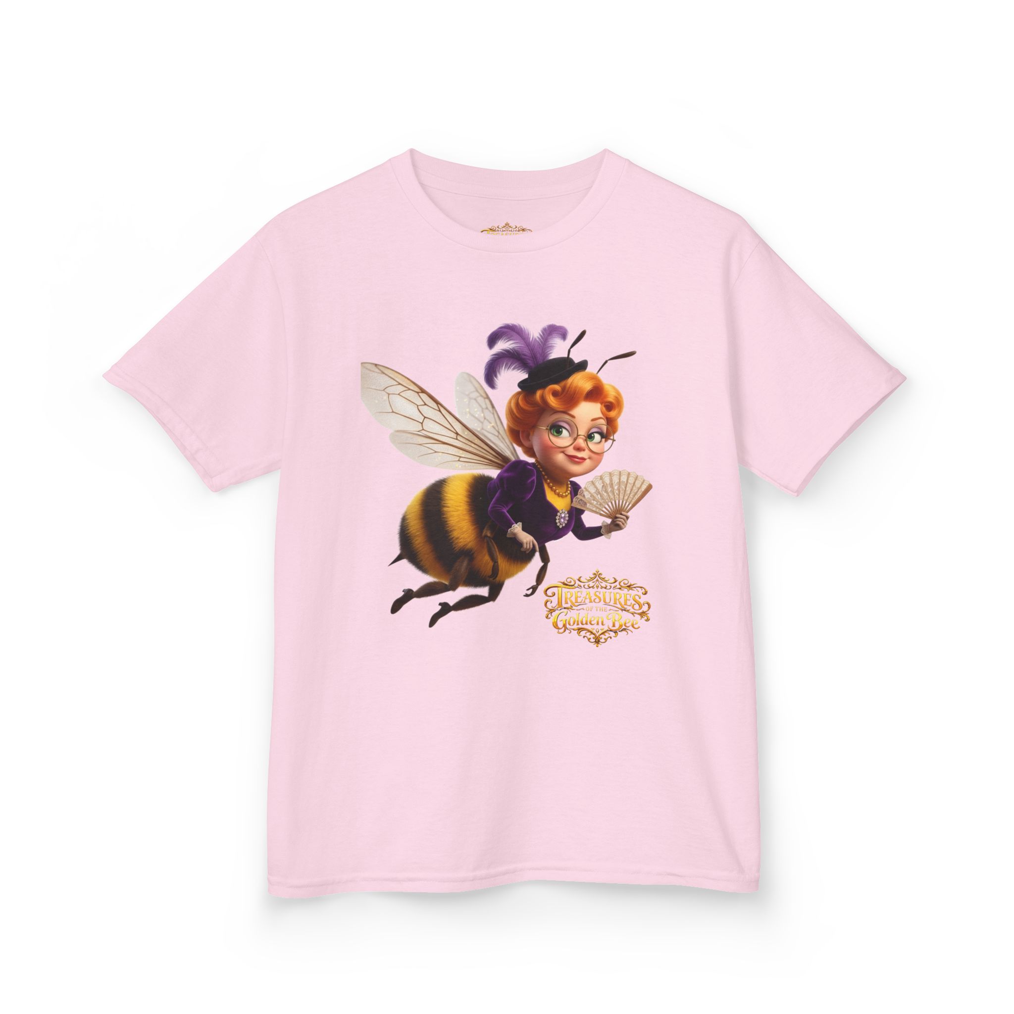 Kids Teacher Bee T‑Shirt - Cute Flying Bee Character Tee