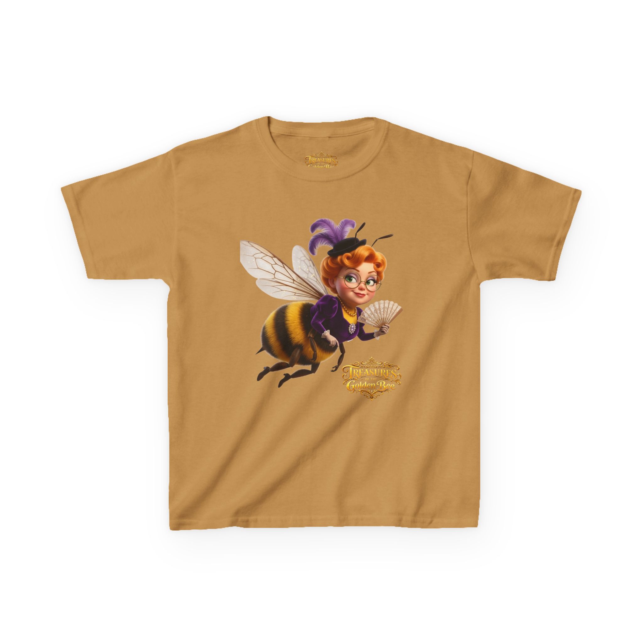 Kids Teacher Bee T‑Shirt - Cute Flying Bee Character Tee