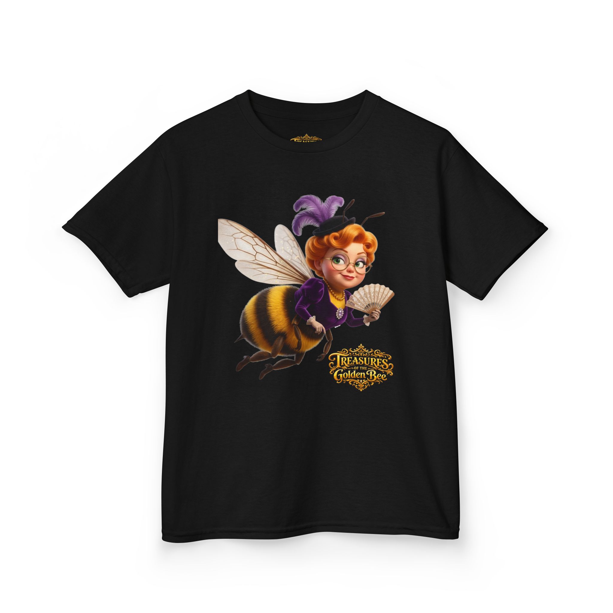 Kids Teacher Bee T‑Shirt - Cute Flying Bee Character Tee
