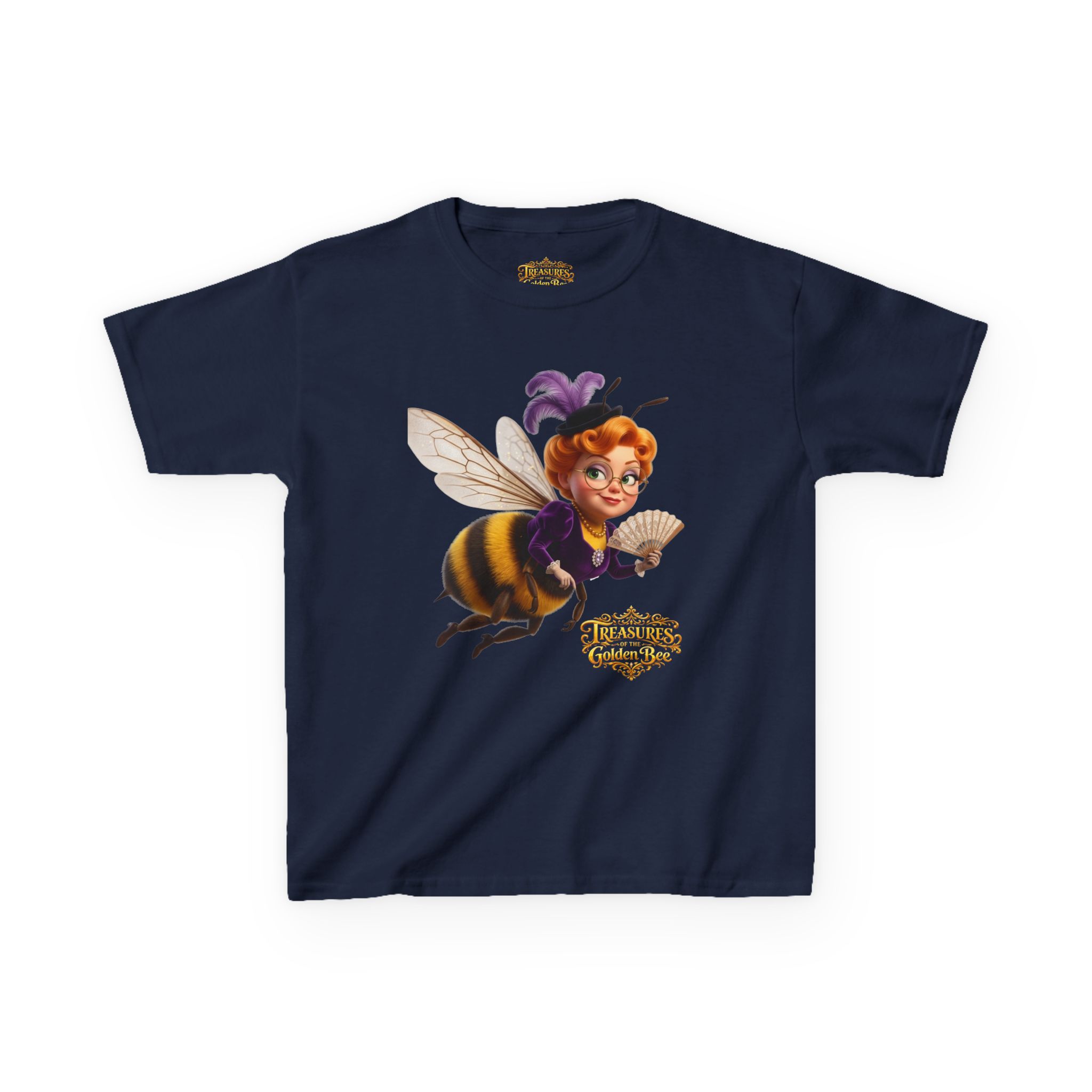 Kids Teacher Bee T‑Shirt - Cute Flying Bee Character Tee