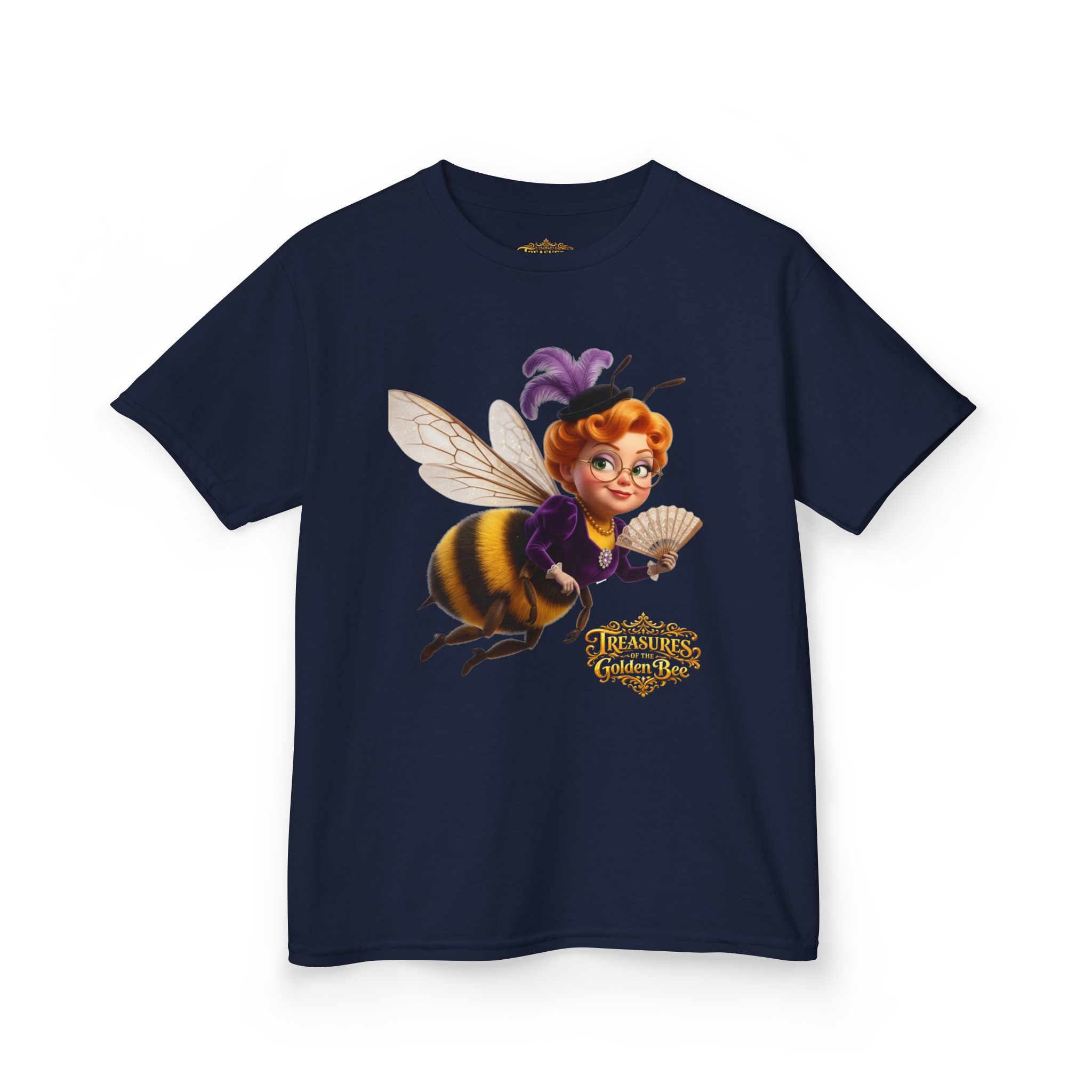 Kids Teacher Bee T‑Shirt - Cute Flying Bee Character Tee