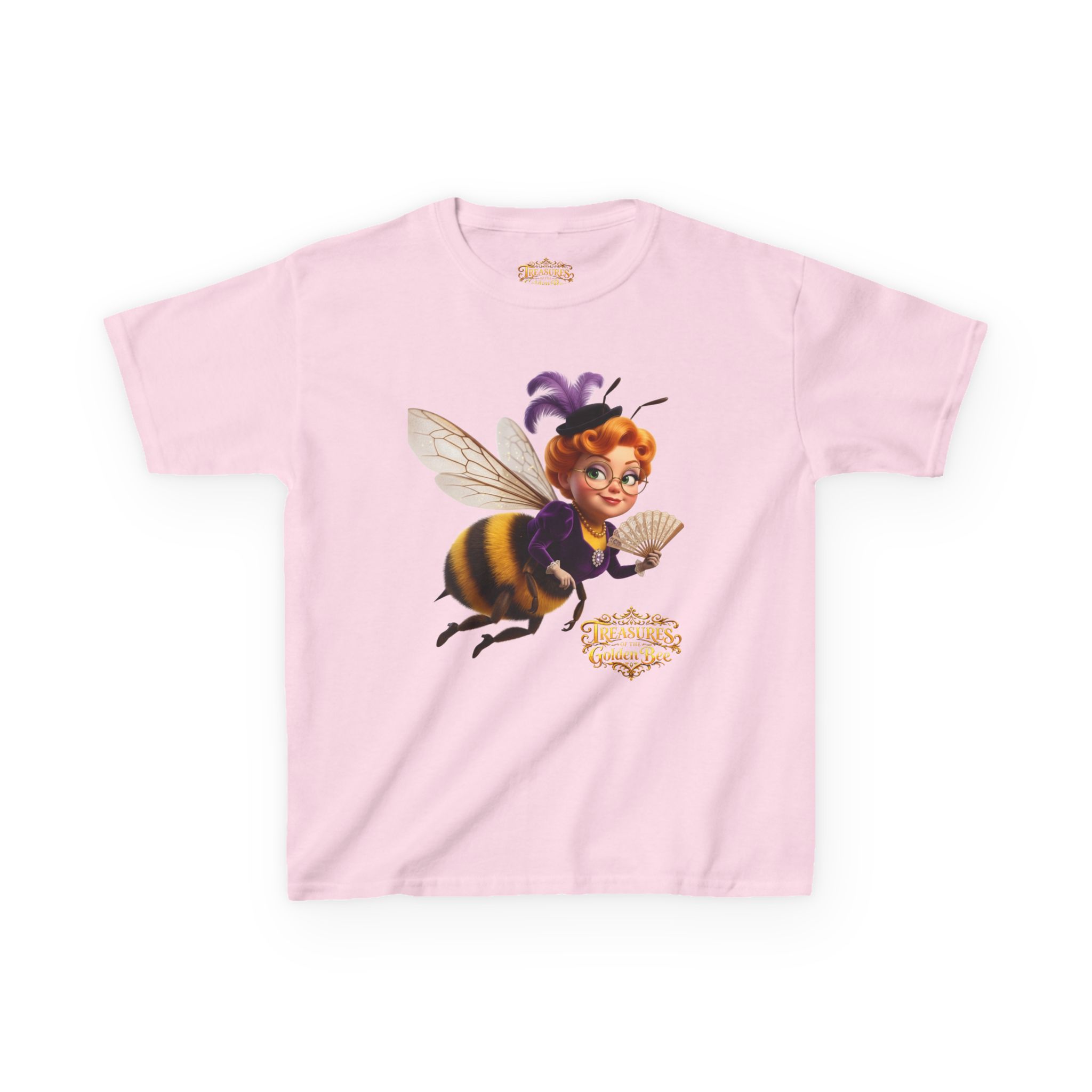 Kids Teacher Bee T‑Shirt - Cute Flying Bee Character Tee