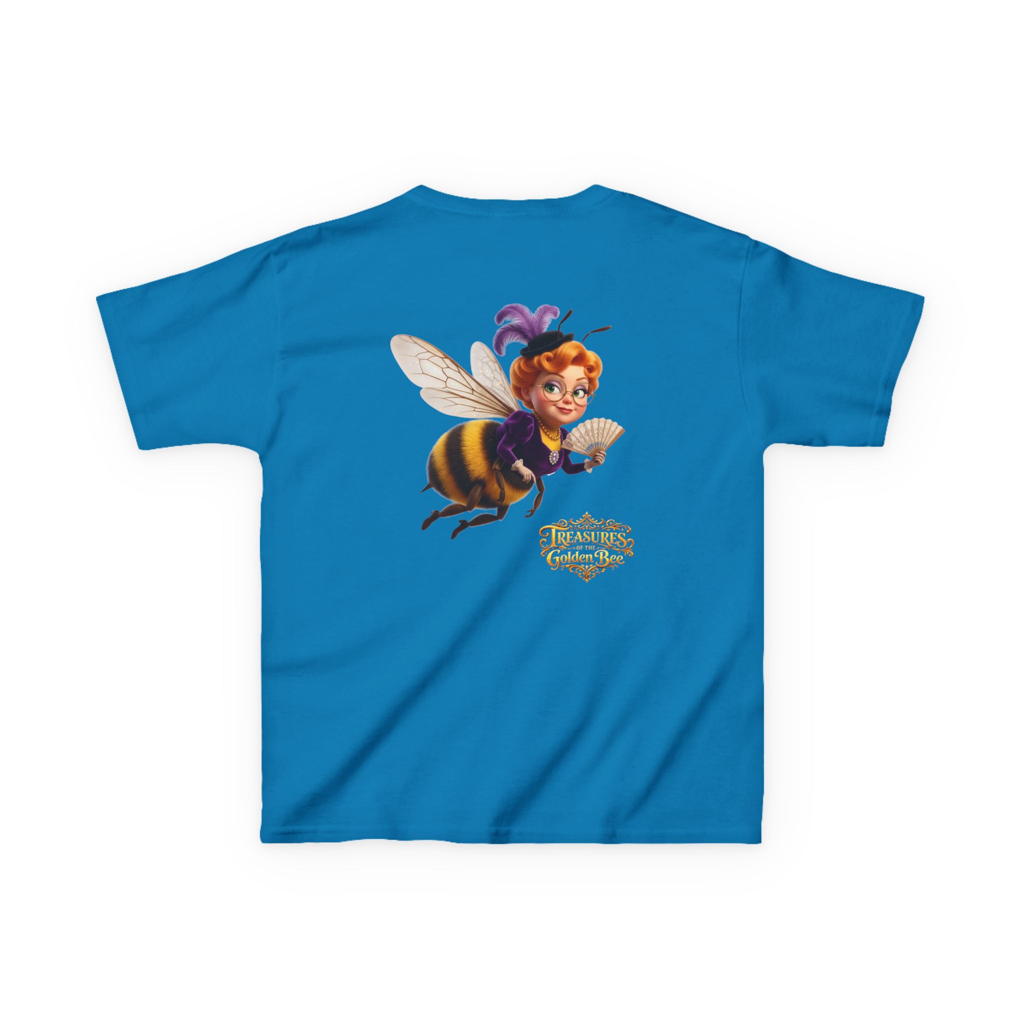 Kids Teacher Bee T‑Shirt - Cute Flying Bee Character Tee