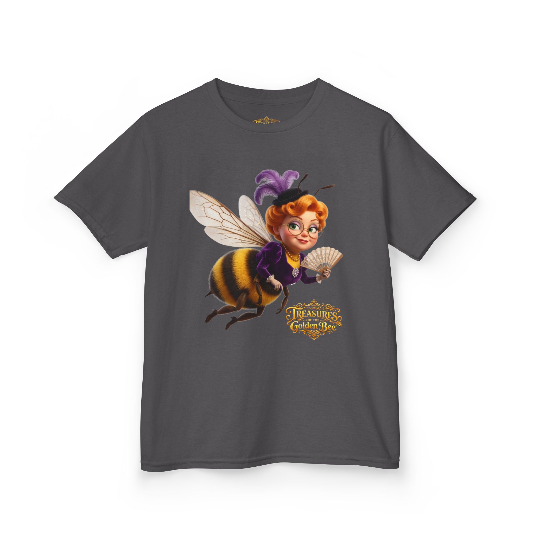 Kids Teacher Bee T‑Shirt - Cute Flying Bee Character Tee