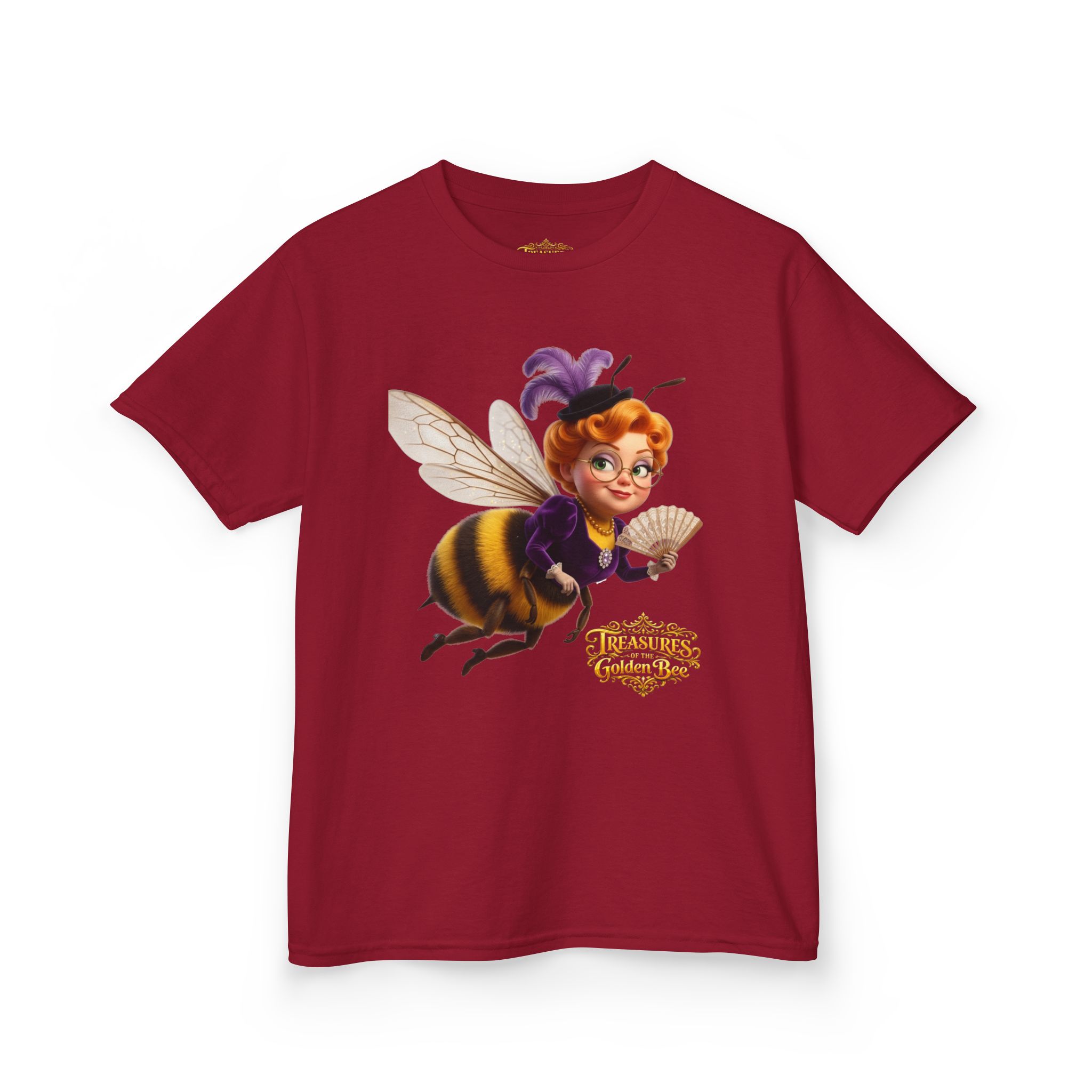 Kids Teacher Bee T‑Shirt - Cute Flying Bee Character Tee