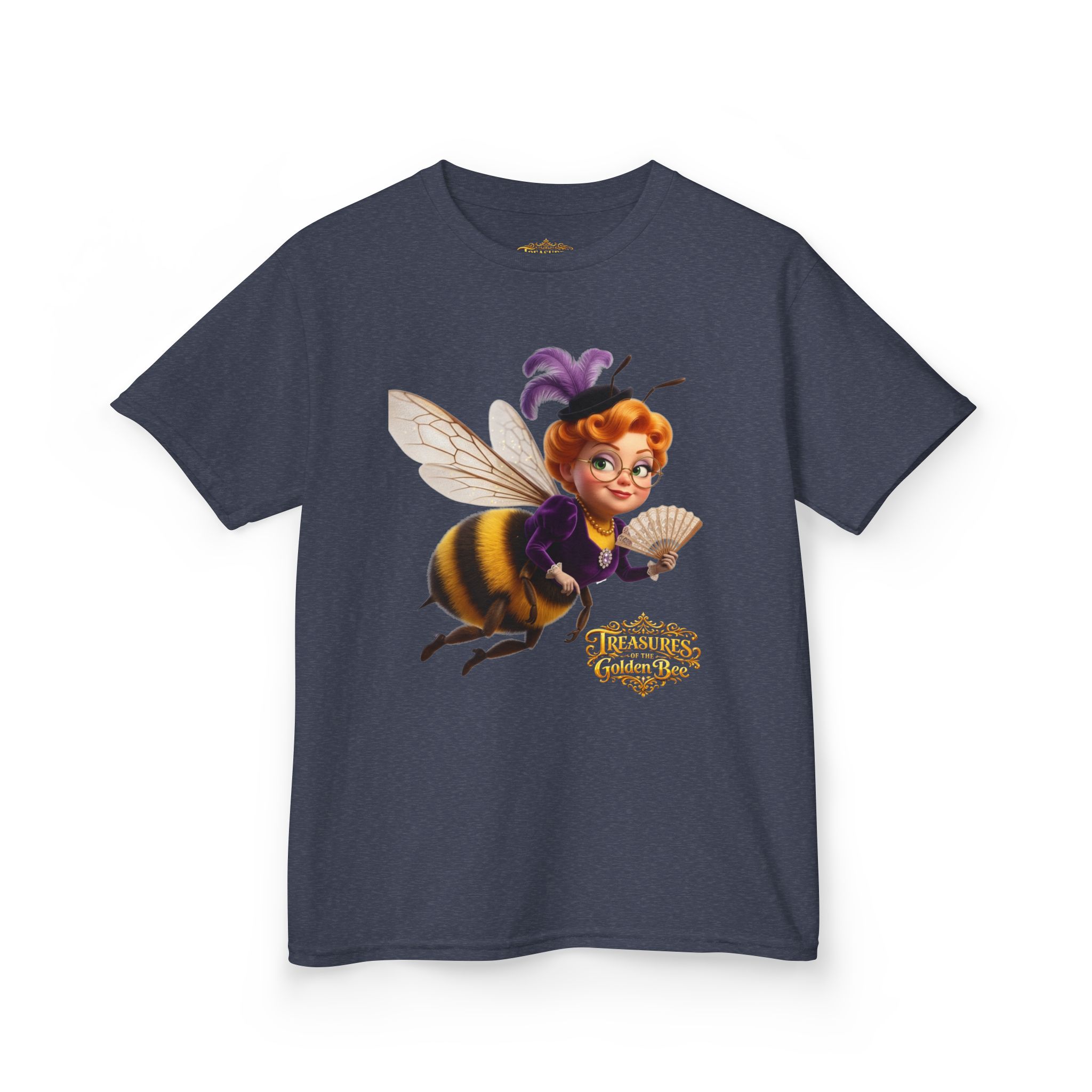 Kids Teacher Bee T‑Shirt - Cute Flying Bee Character Tee