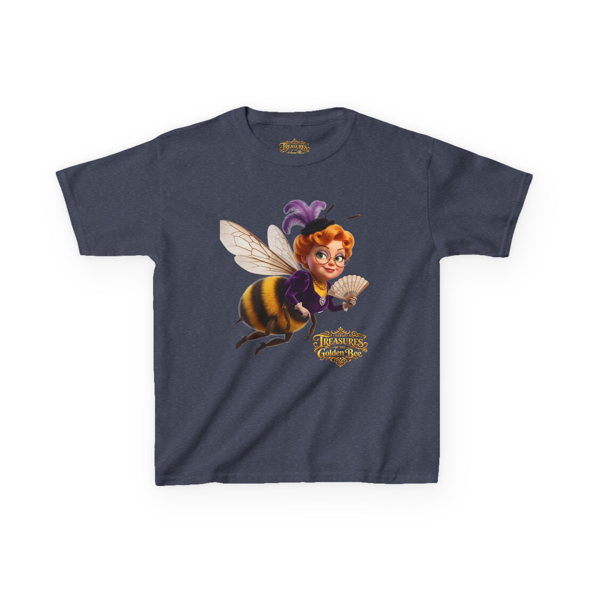 Kids Teacher Bee T‑Shirt - Cute Flying Bee Character Tee