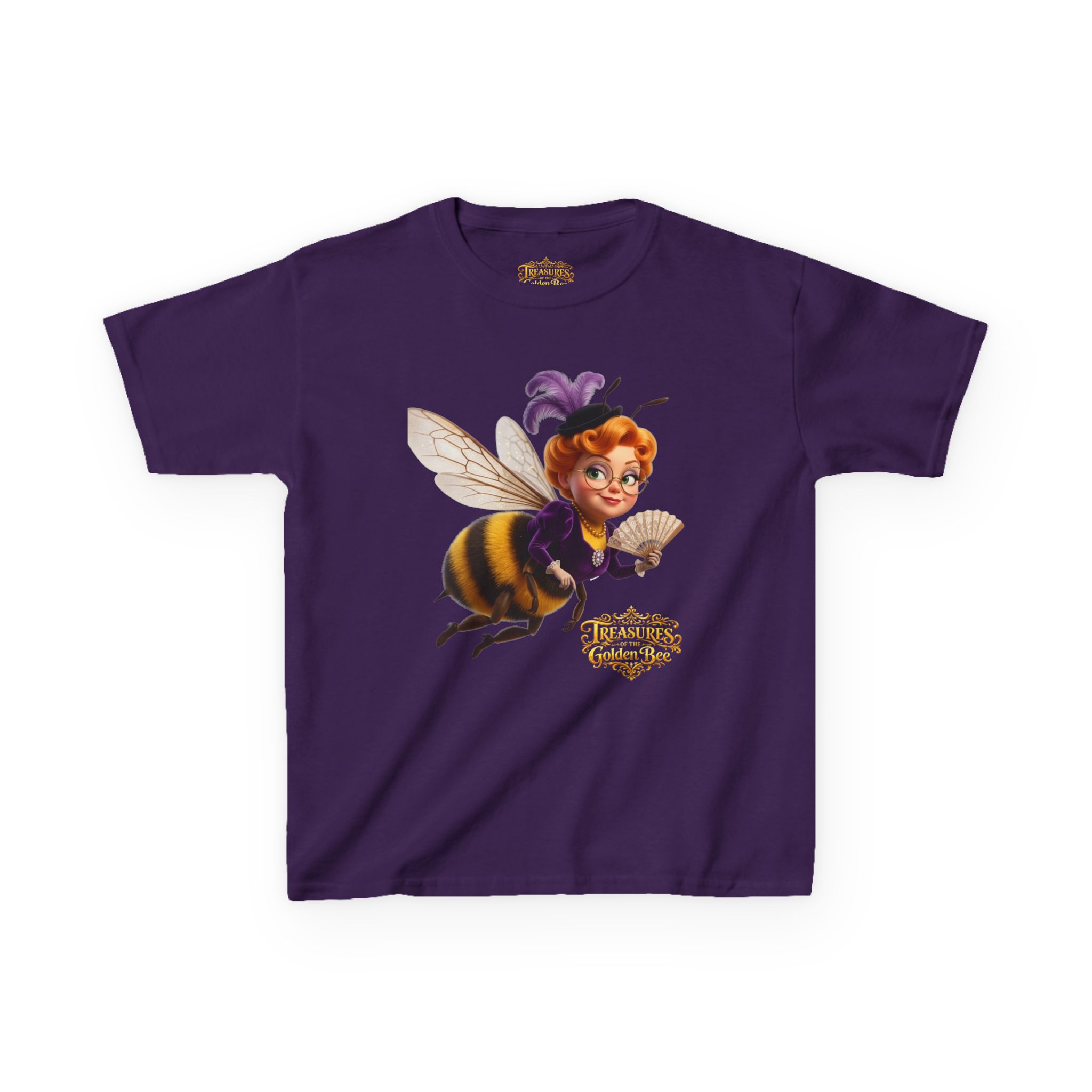 Kids Teacher Bee T‑Shirt - Cute Flying Bee Character Tee