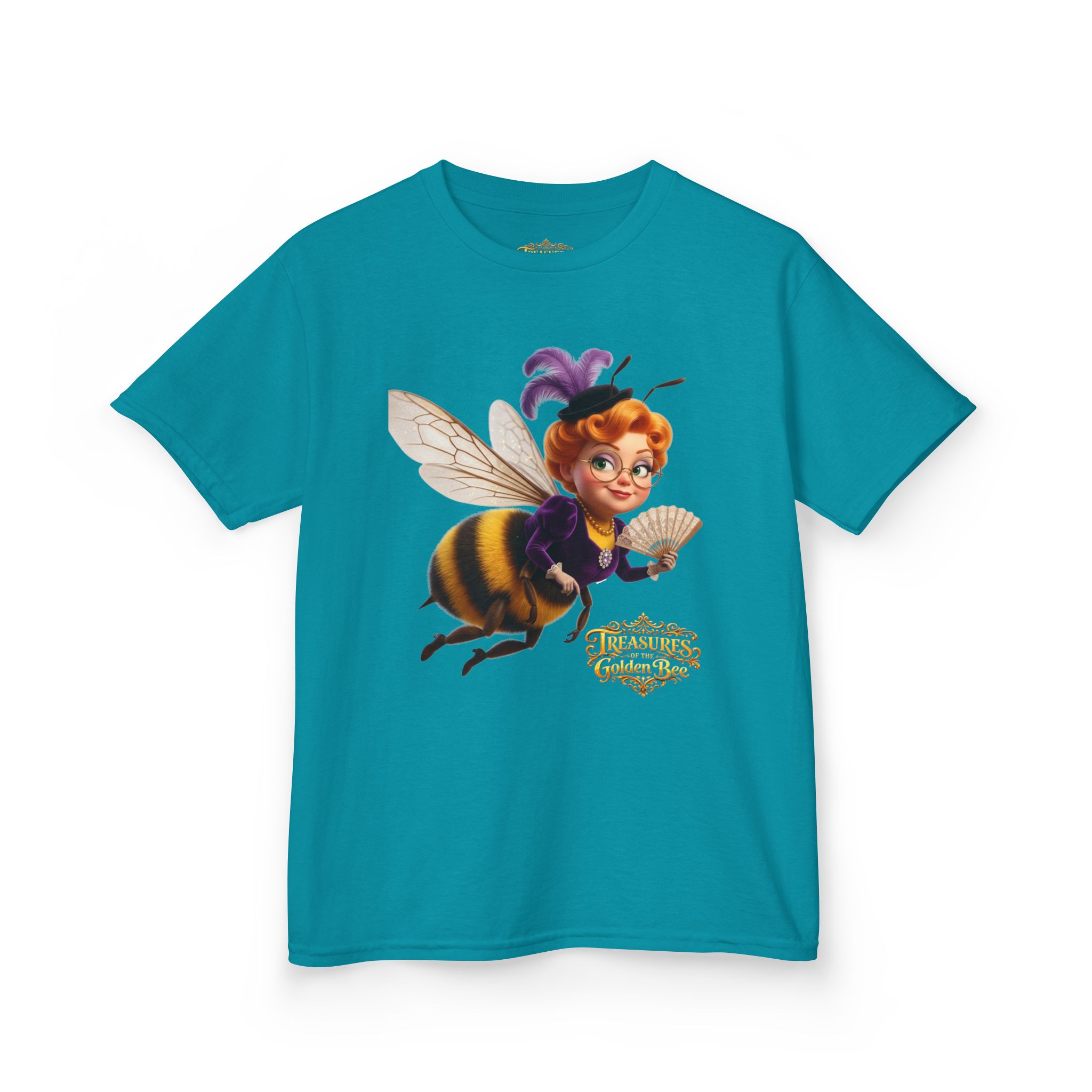 Kids Teacher Bee T‑Shirt - Cute Flying Bee Character Tee