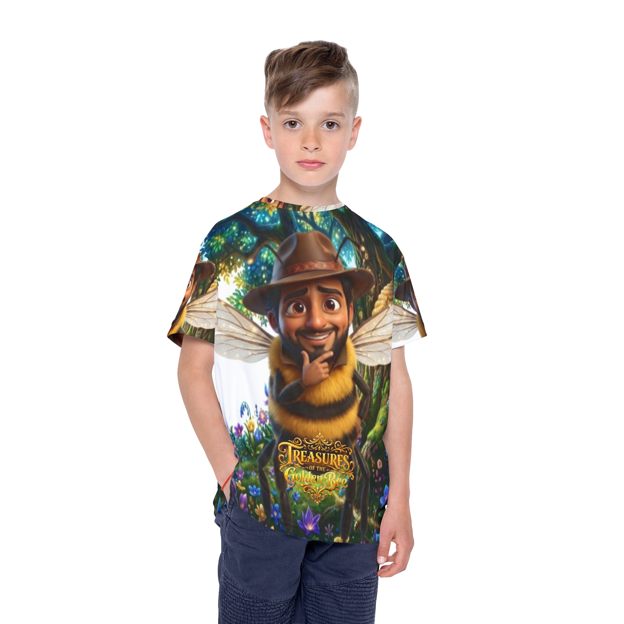 Kids Adventure Bee Jersey, Treasures of the Golden Bee.