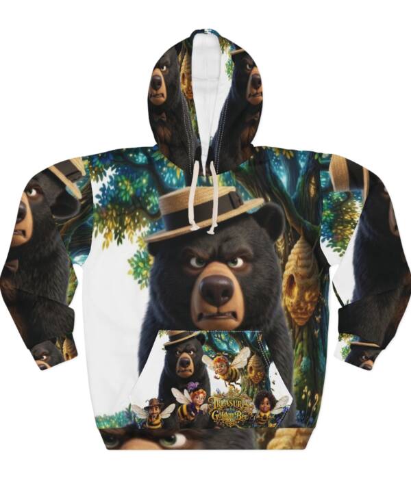 Animated Bear Hoodie ‘Treasure of the Golden Bee’ Pullover