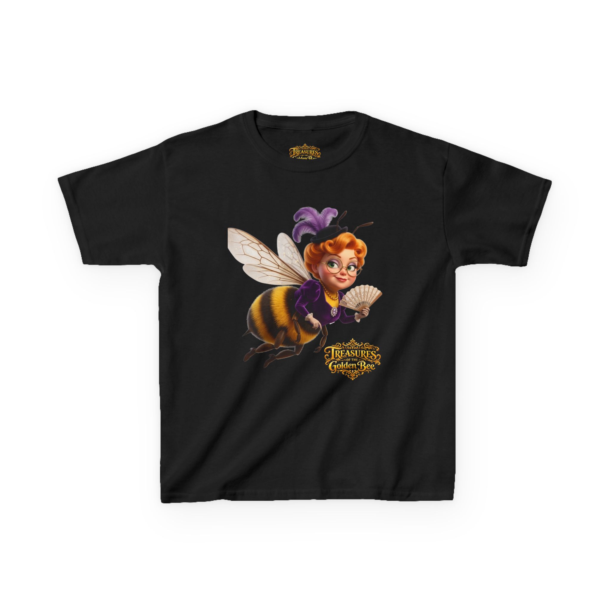 Kids Teacher Bee T‑Shirt - Cute Flying Bee Character Tee