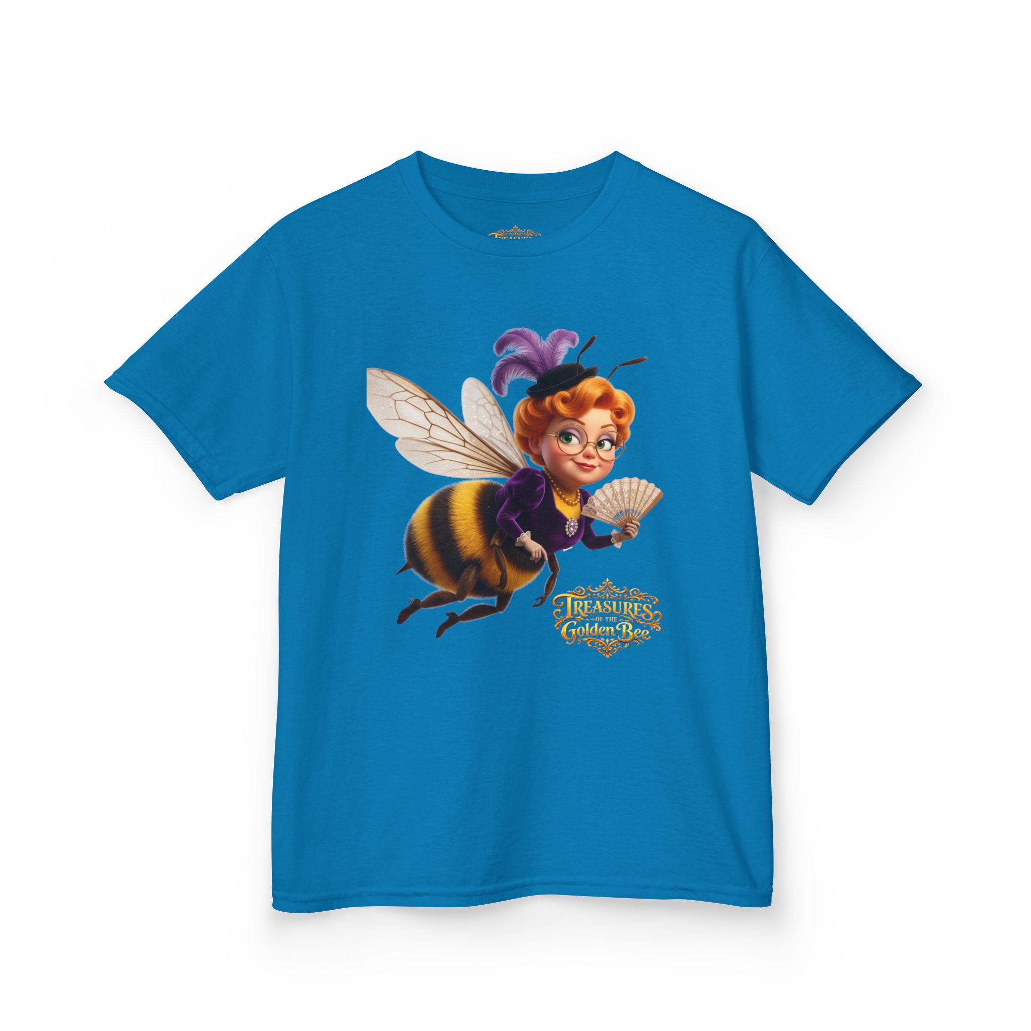 Kids Teacher Bee T‑Shirt - Cute Flying Bee Character Tee
