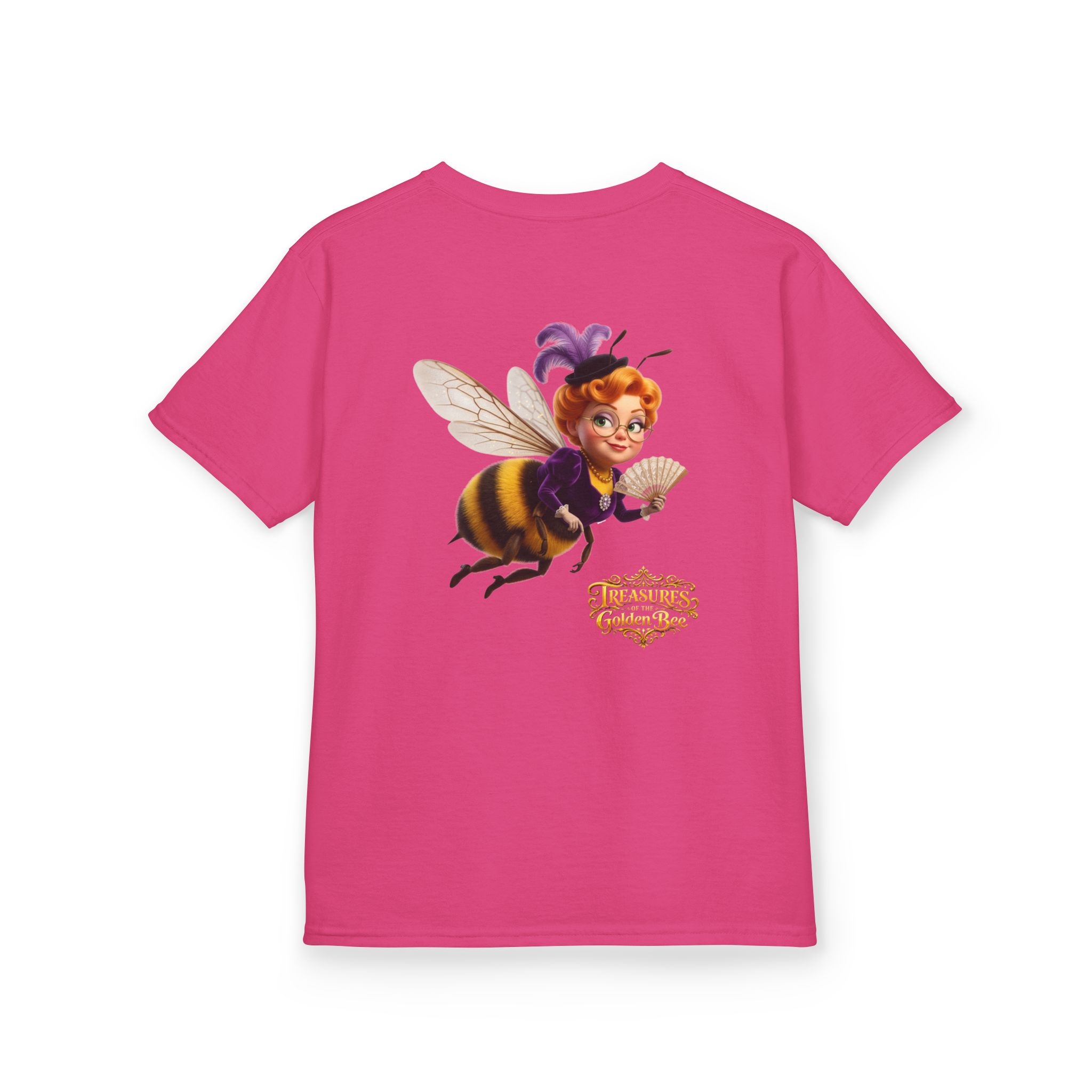 Kids Teacher Bee T‑Shirt - Cute Flying Bee Character Tee
