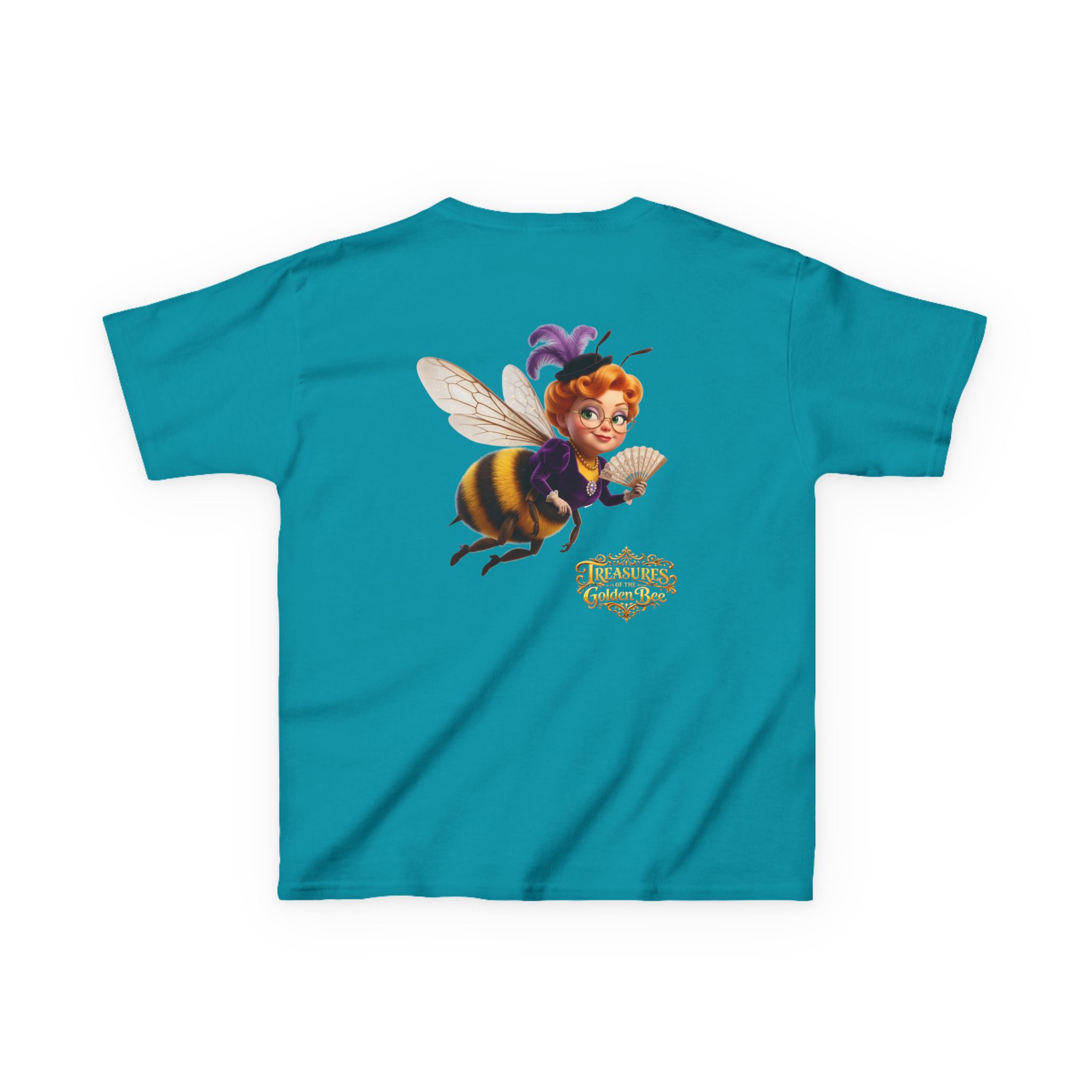 Kids Teacher Bee T‑Shirt - Cute Flying Bee Character Tee