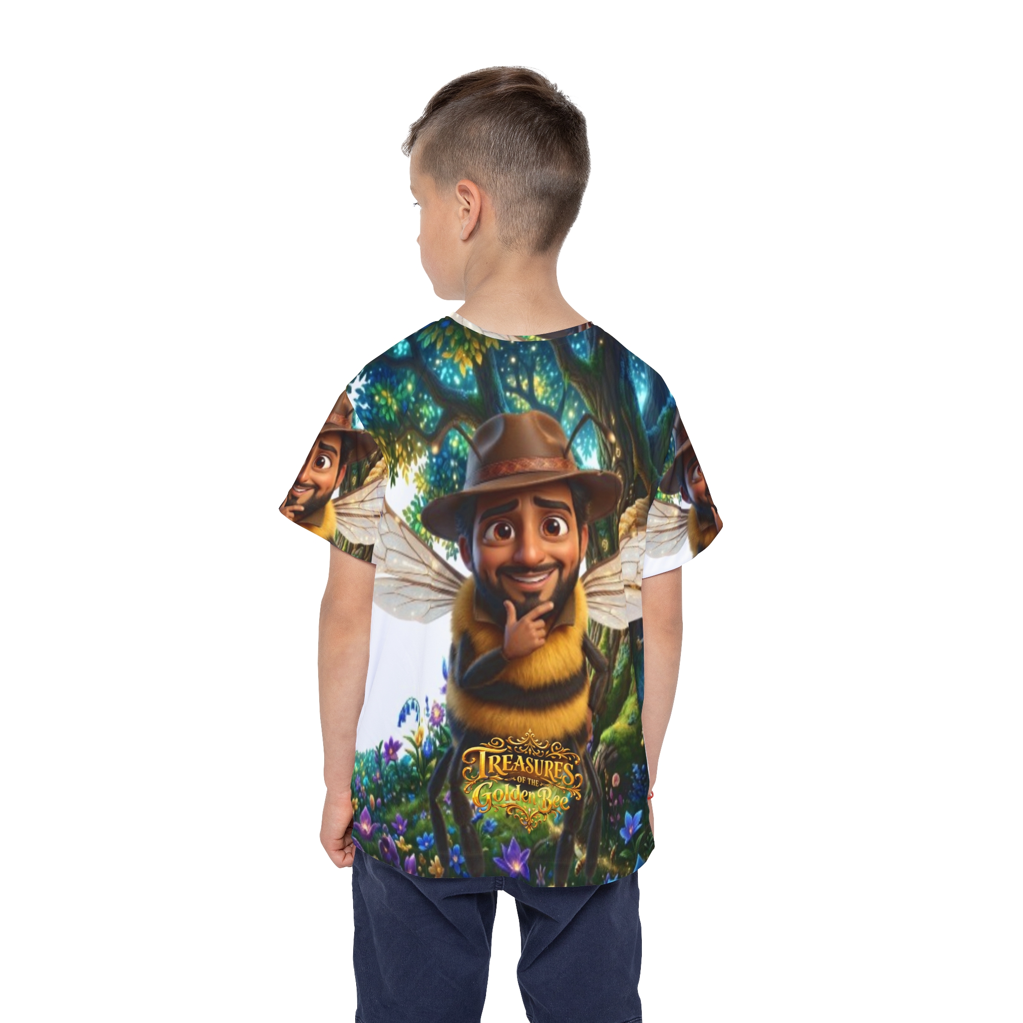Kids Adventure Bee Jersey, Treasures of the Golden Bee.